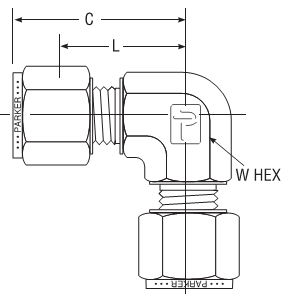 Tube Union Elbow L Series