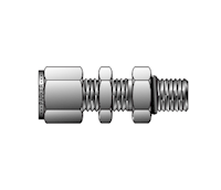 Bulkhead to Conversion Adapter for fractional tube