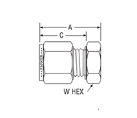 Cap for metric tube – dimensions