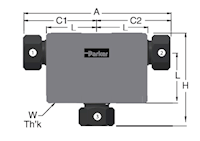 JBMP7 MPI™ Union Tee - dimensions