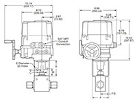 MAB Series Actuators - Electric EOX_8 - dimensions