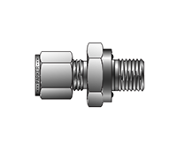 Male Connector to O-Ring Straight Thread for fractional tube