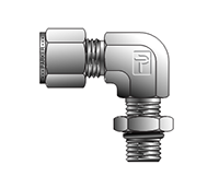 Male SAE Straight Thread Elbow for fractional tube