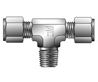 NPT Male Branch Tee for fractional tube