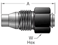 FNMP7 MPI™ Plug, Assembly - dimensions