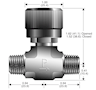 Miniature Needle Valves - dimensions